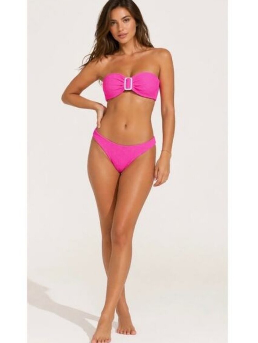 NWT Milly Margot Solid Bandeau Set. Size S